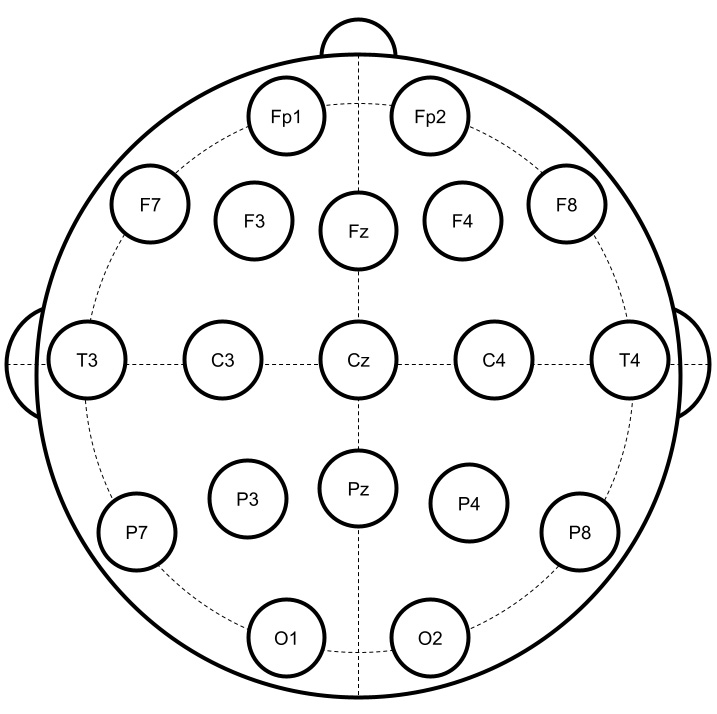 EEG (Electroencephalography) - BrainAccess Referential montage